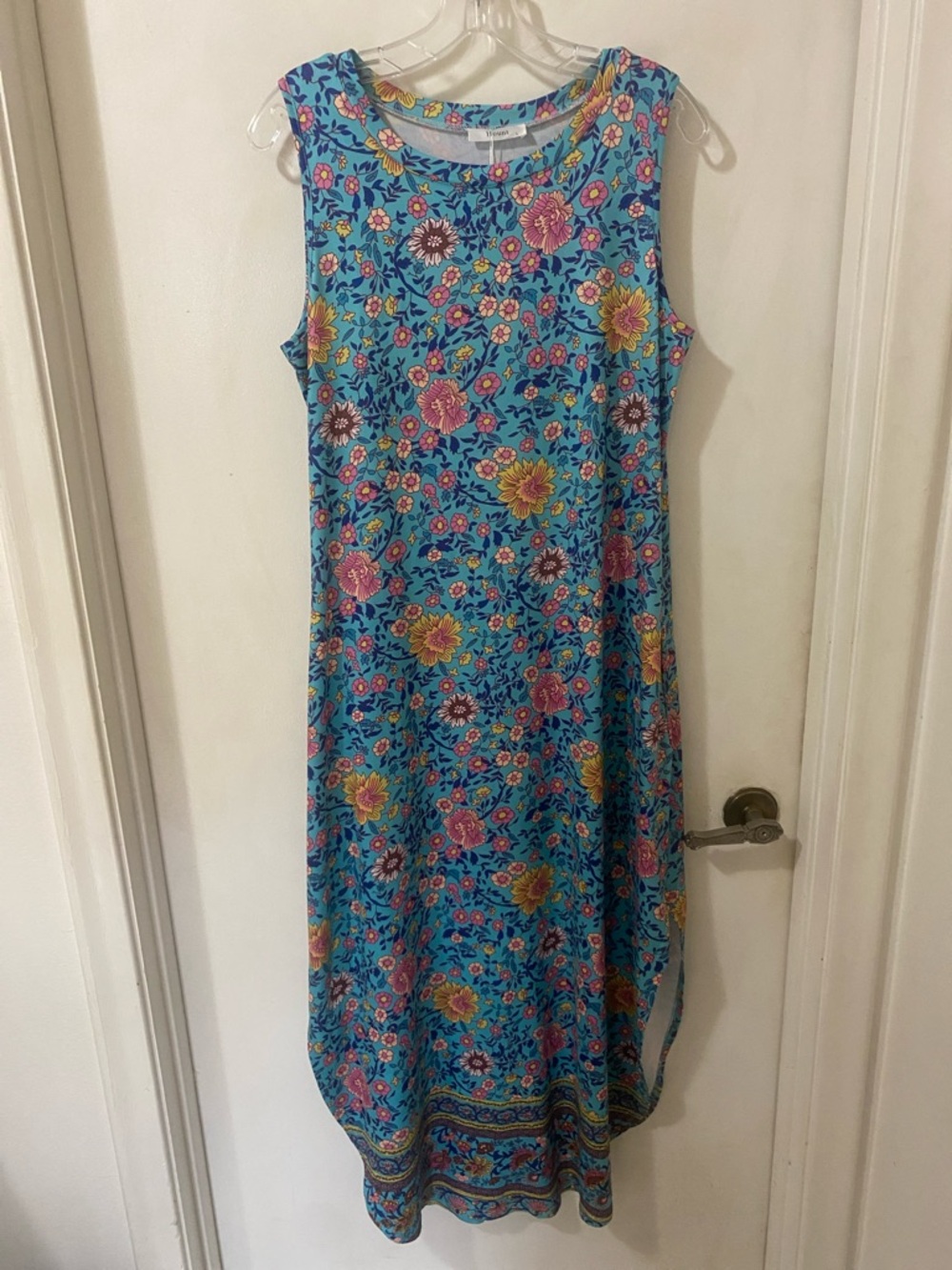 Hount Women’s Maxi Dress Sleeveless Floral Summer Dress